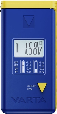 Batteritester med LCD display