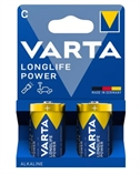 Alkaline batterier C Longlife Power  - 2 stk. type C batterier