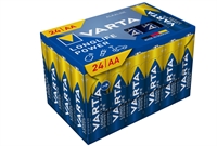 Alkaline batterier AA Power - pakke med 24 stk. Longlife Power AA batterier