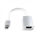 Satechi USB-C 4K 60Hz HDMI Adaptor - Sæt din USB-C enhed til et HDMI-skæring i Silver