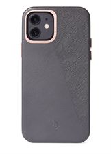 Decoded bagside cover til iphone 12/12 pro i Antracite med mønster