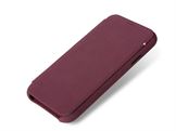 Decoded cover til iPhone Xs Max i bordeaux læder med klap