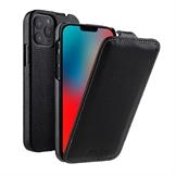 Melkco Jacka cover til iPhone 12/12 Pro i sort med klap