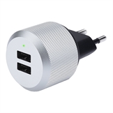 Just Mobile Alu Plug - Den luksus væg oplader med 2 x USB 2.4a