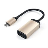 Satechi USB-C VGA-adapter - Konverter USB-C-tilslutning til VGA-videoudgang i Guld