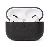 Aircase etui til Apple AirPods i sort læder - Decoded