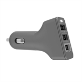 Kanex 3 -port CLA oplader (2,4A / 1A / 1A) - biloplader med 3X stik til cigarettænderen