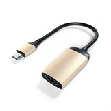 Satechi USB-C 4K 60Hz HDMI Adaptor - Sæt din USB-C enhed til et HDMI-skæring i guld
