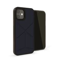 Pipetto Origami Snap cover til iPhone 12/12 Pro i mørkeblå